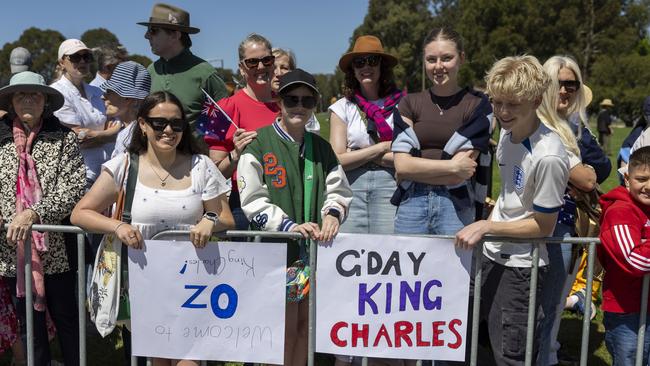 Thousands welcomed the King and Queen on Monday. Picture: Gary Ramage