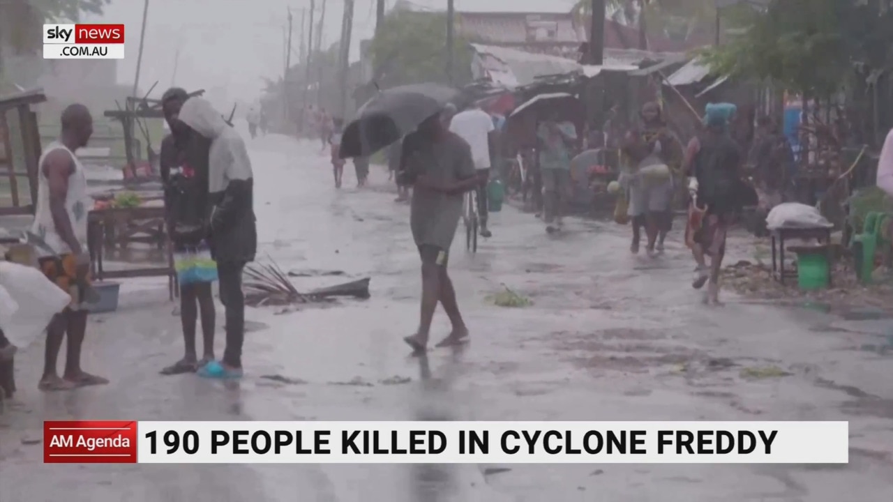 Tropical Cyclone Freddy kills 190 people