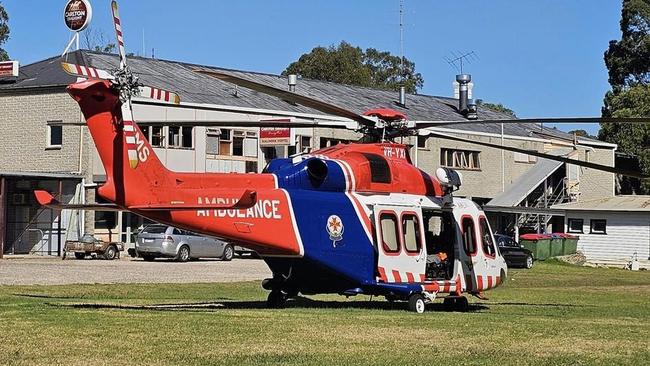 Emergency services responded to calls for help at Reeves Channel near Kalimna after reports that two men were stranded in the water about 10am on March 25. Picture: Supplied