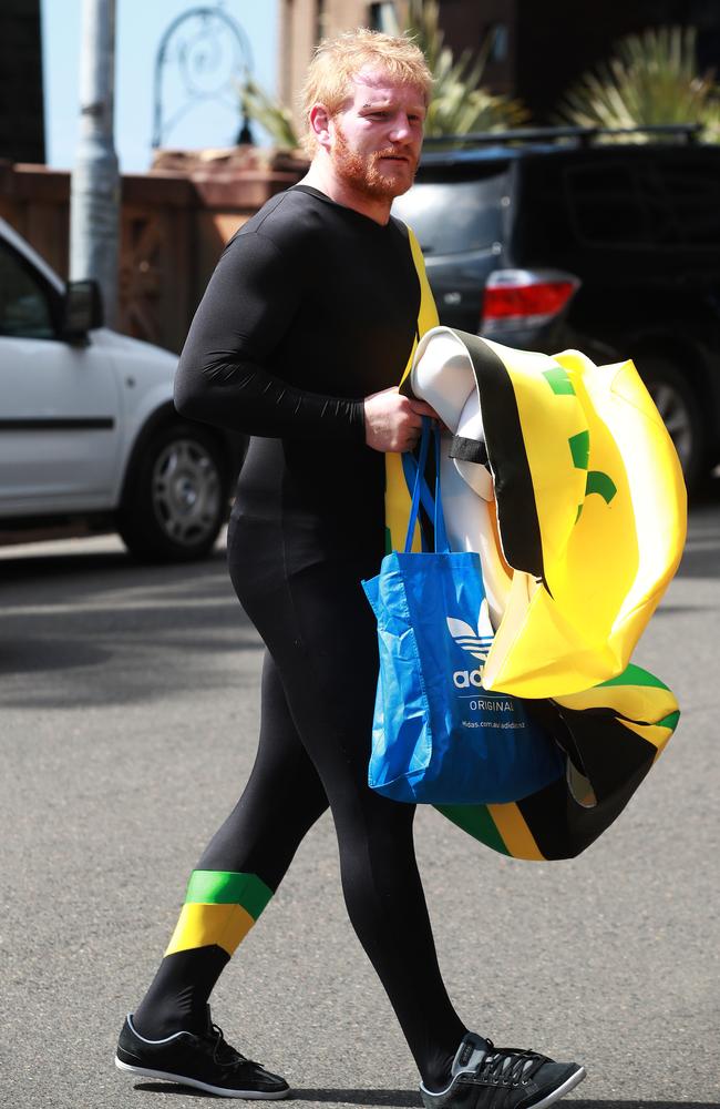 James Graham as a member of the Jamaican bobsled team. Picture. Phil Hillyard