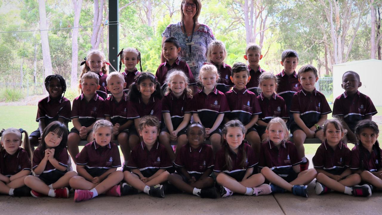 The new Prep students at Fraser Coast Anglican College.