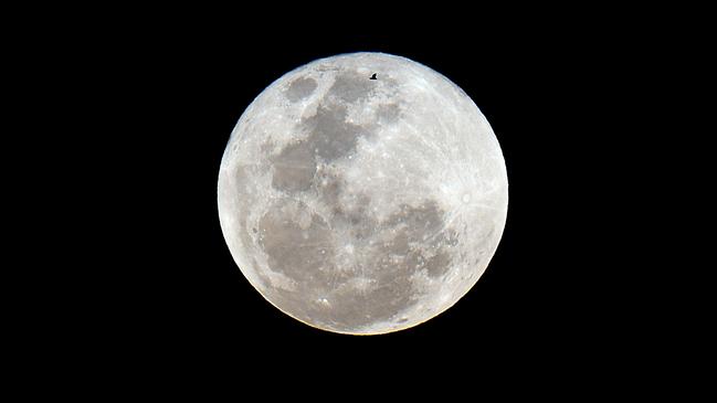 A supermoon in Sydney in September 2015. Picture: AAP Image/Dan Himbrechts