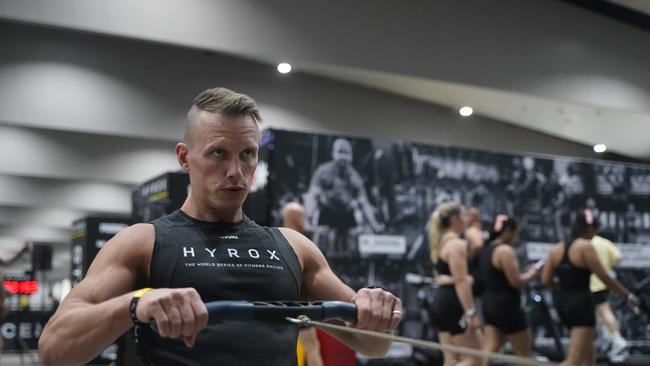 10000 athletes put their fitness to the test in a massive Hyrox competition this weekend (14-15 Dec) at Melbourne Exhibition and Convention Centre. Peter Day. Picture Valeriu Campan