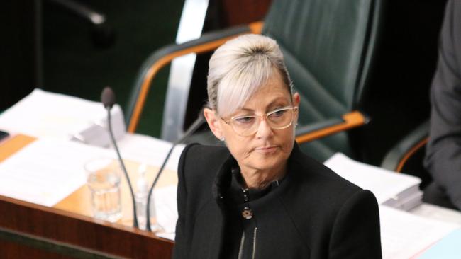 Attorney-General Elise Archer addresses state parliament during Question Time on Tuesday June 29, 2021.