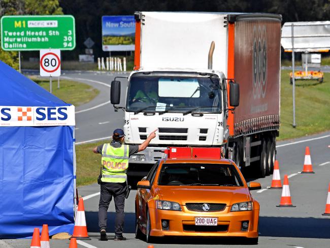 If a case crossed the border, the Gold Coast would be plunged into lockdown. Picture: NCA NewsWire / John Gass