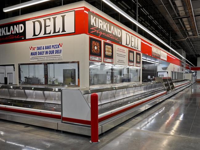 A deli inside a new Costco store.