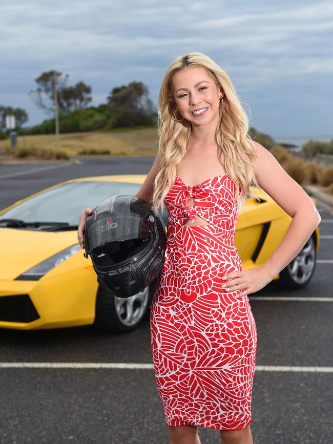Brighton East local Jessieca Penn has been chosen as one of the 24 Miss Supercars national finalists who will be vying for the crown at the upcoming Gold Coast 600. Picture: Josie Hayden