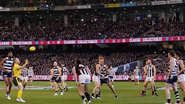 Craig Hutchison’s company sells packages to the AFL finals. Pic: AAP