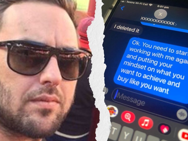 Secret text messages, allegedly from accused drug trafficked Aaron Luke Vasicek (pictured left) have been revealed in court documents. (Generic image pictured right)