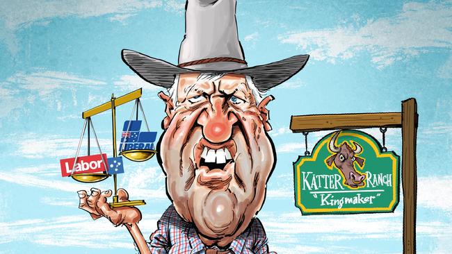 Graham Richardson Opinion column artwork. Independent Bob Katter could hold the balance of power if the election is as tight as predicted.