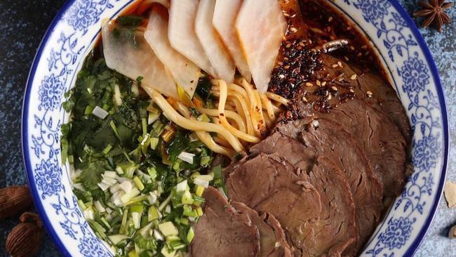 Noodles from 1919 Lanzhou Beef Noodle in Mount Gravatt.