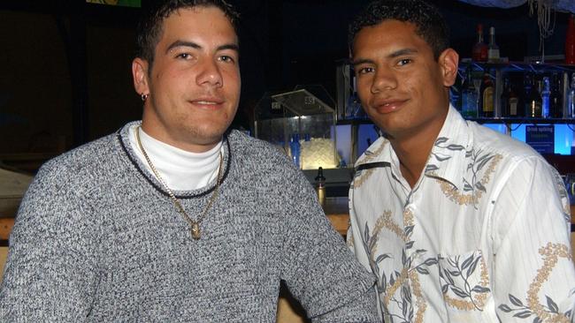 Daniel Davis and Michael Griffiths at Mantaz Club and Bar Pic Bryan Lynch AD496025
