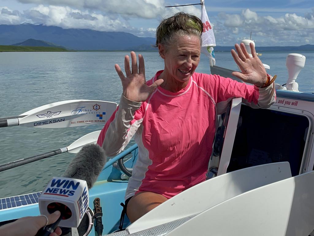 Solo rower completes 14,000km journey at Port Douglas The Advertiser