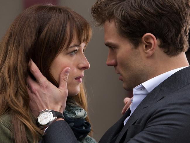 ’Happy place’ ... author EL James has relished ‘being with Christian and Ana in their universe’. Picture: Universal Pictures/Focus Features