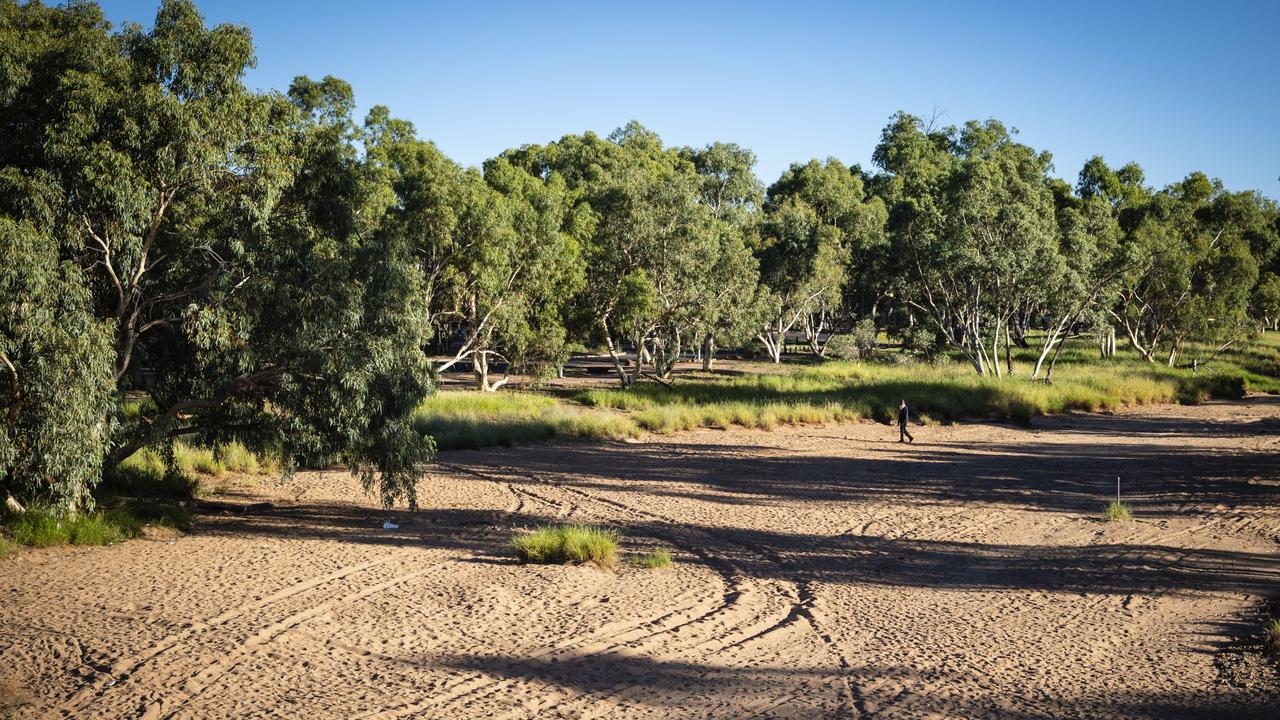 The Todd River in Alice Springs. Picture: Kevin Farmer