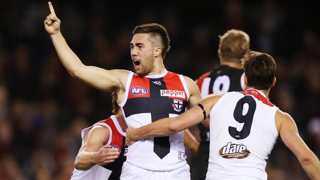 Jade Gresham will be happy to re-sign with St Kilda in the near future. Picture: Getty