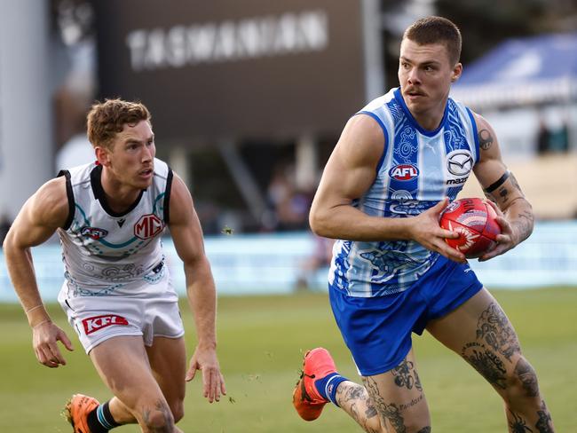 Is Cameron Zurhaar on St Kilda’s free agency hit-list come season’s end? Picture: Michael Wilson/AFL Photos via Getty Images