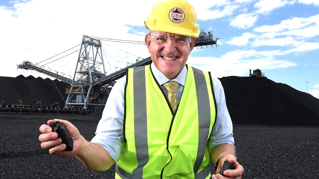 QRC chief Ian Macfarlane at Port of Brisbane. Picture: AAP image, John Gass