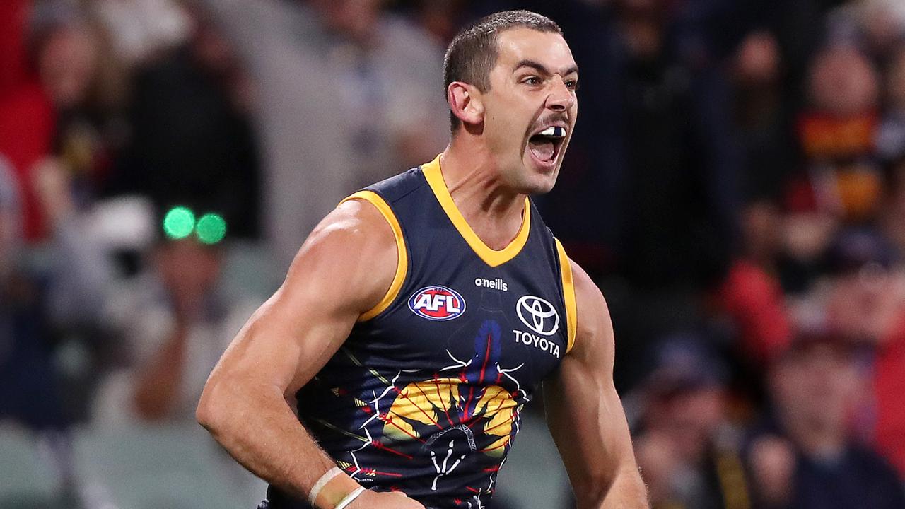 Taylor Walker had plenty of the footy but was unable to convert. Picture: Sarah Reed/AFL Photos via Getty Images