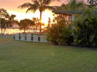 UNIQUE OFFER: This beachfront home at Curtis Island is on the market for $299,000. Picture: Gladstone Real Estate