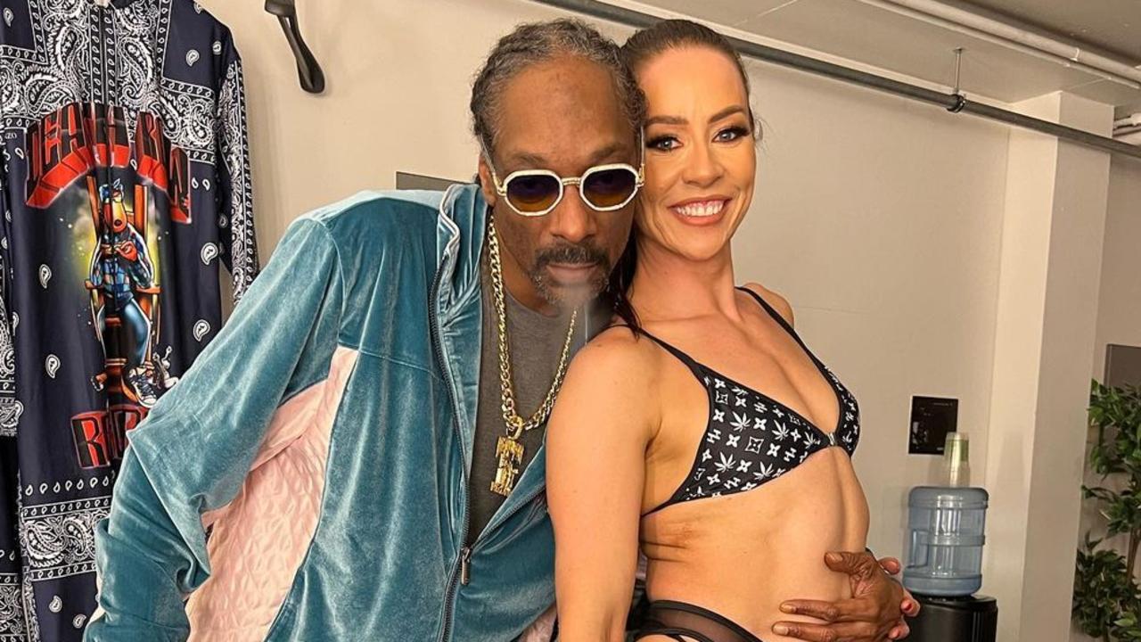 Carlie Hunter with Snoop Dogg after the Wednesday night concert. Picture: Instagram