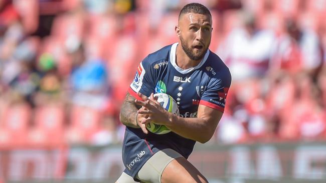 Melbourne Rebels' Quade Cooper runs with the ball against the Lions in Johannesburg this month. 