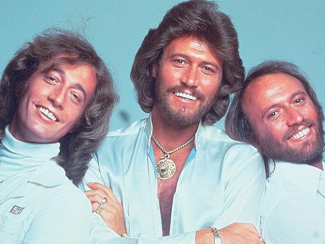 The Bee Gees - Robin, Barry and Maurice Gibb, in 1977. Picture: Supplied