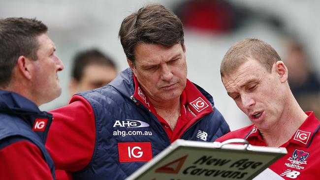 Paul Roos has handed the coaching reigns over to Simon Goodwin. Picture: Wayne Ludbey