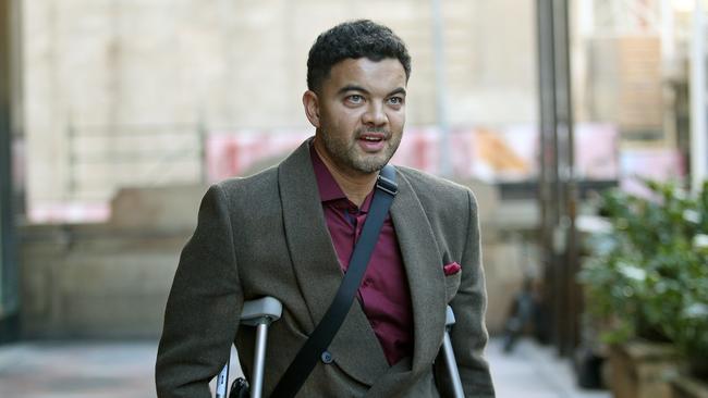 Guy Sebastian is appearing as the crown’s star witness. Picture: NewsWire/John Appleyard.