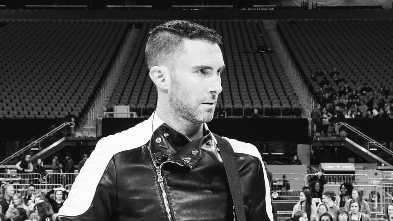 Maroon 5 frontman Adam Levine in final rehearsals.