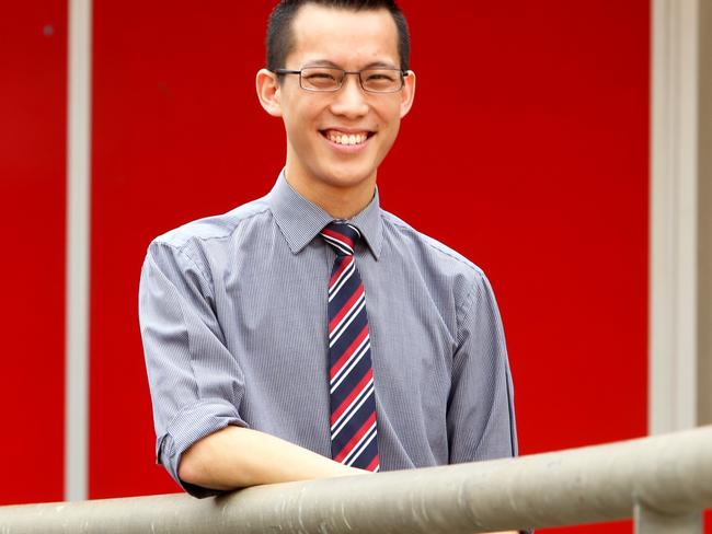 Eddie Woo studied at James Ruse Agricultural Hgh School, Carlingford. Picture: Hollie Adams