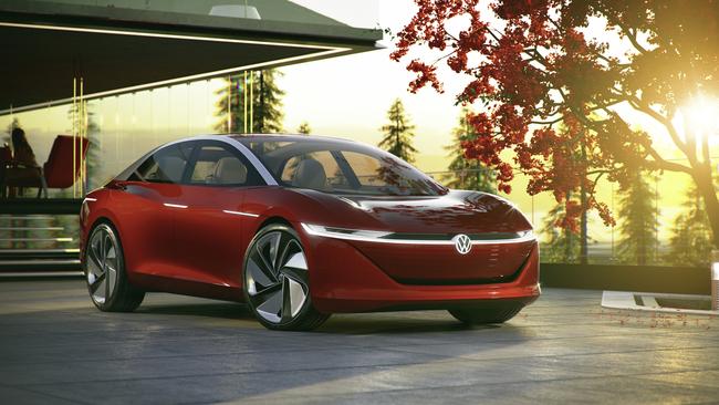 The Vizzion hints at future styling for Volkswagen. Pic: Supplied.