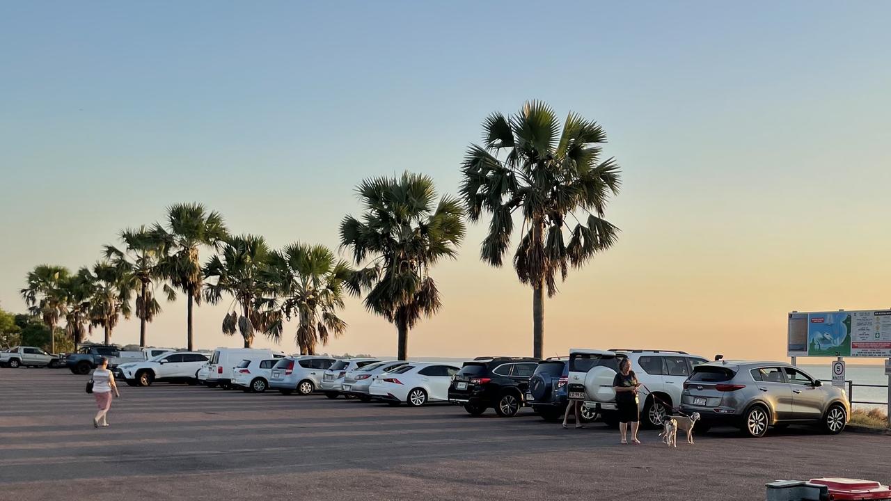 Some Fannie Bay residents have concerns the RV park would leave no room for people to park at and access the beach. Picture: Lyn Lowe