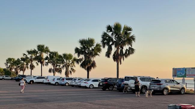 Some Fannie Bay residents have concerns the RV park would leave no room for people to park at and access the beach. Picture: Lyn Lowe