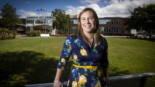 Glenorchy Mayor Kristie Johnston. Picture: LUKE BOWDEN