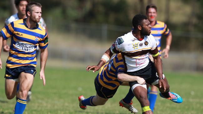 Penrith Emus vs Sydney University at Nepean Rugby Park.