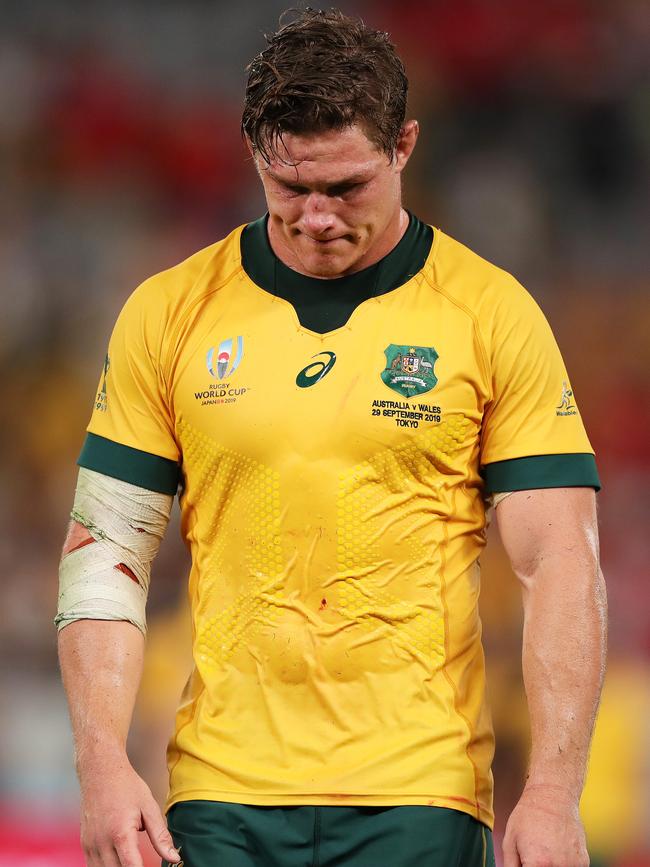 Wallabies captain Michael Hooper. Picture: Dan Mullan/Getty