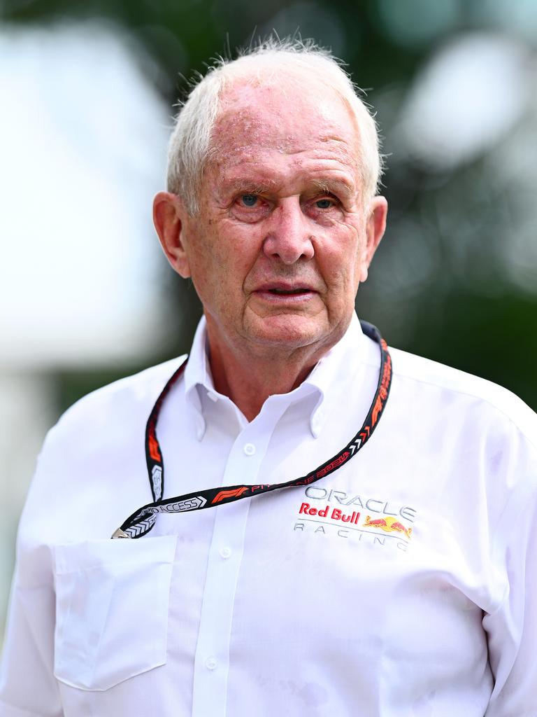 Red Bull consultant Helmut Marko is forever wheeling and dealing. (Photo by Clive Mason/Getty Images)