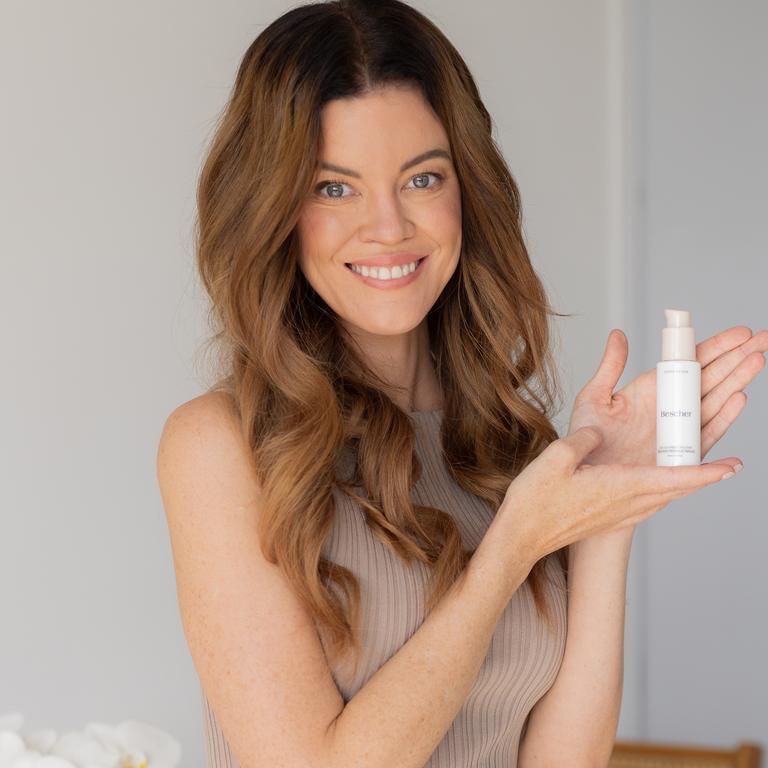 Within three months of using Bescher’s first product, she was able to stop wearing foundation daily for the first time in 20 years. Picture: Supplied.