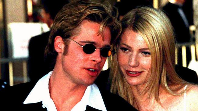 Brad Pitt and then-fiancee Gwyneth Paltrow at the 1996 Academy Awards.