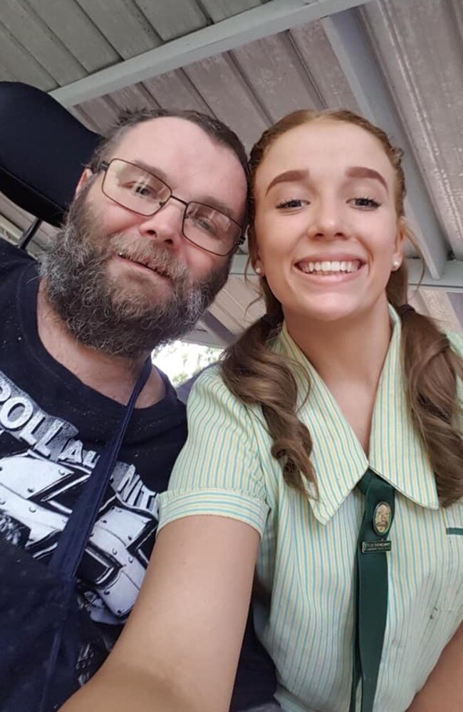 Late ‘larrikin’ Wayne Turner with daughter Reanna