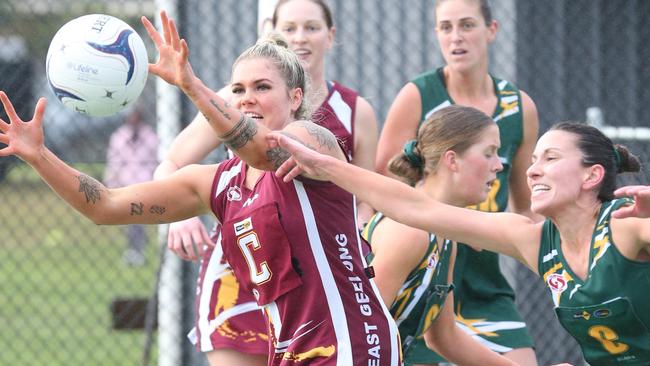 East Geelong got the win over Werribee Centrals. Picture: Mark Wilson