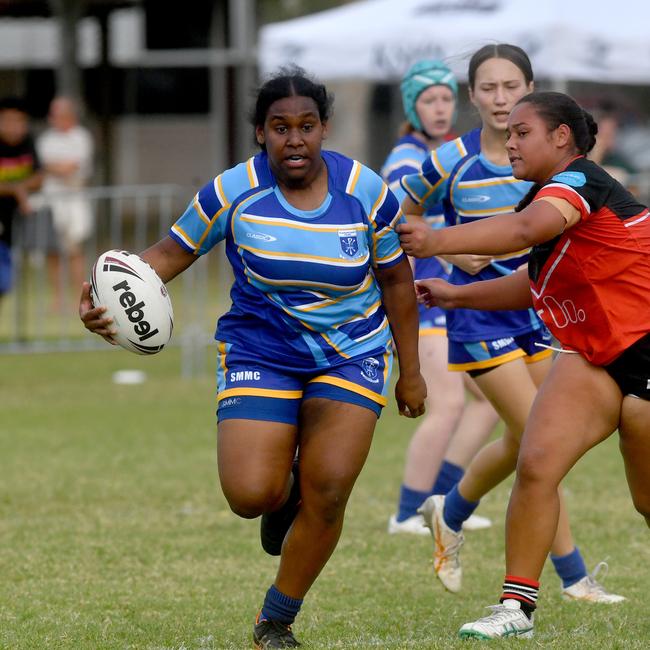 Women's game between Kirwan High and St Margaret Mary's College at Kirwan High. Picture: Evan Morgan