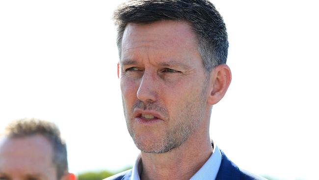 Transport and Main Roads Minister Mark Bailey has questioned the LNP’s costing on the M2. Pics Adam Head