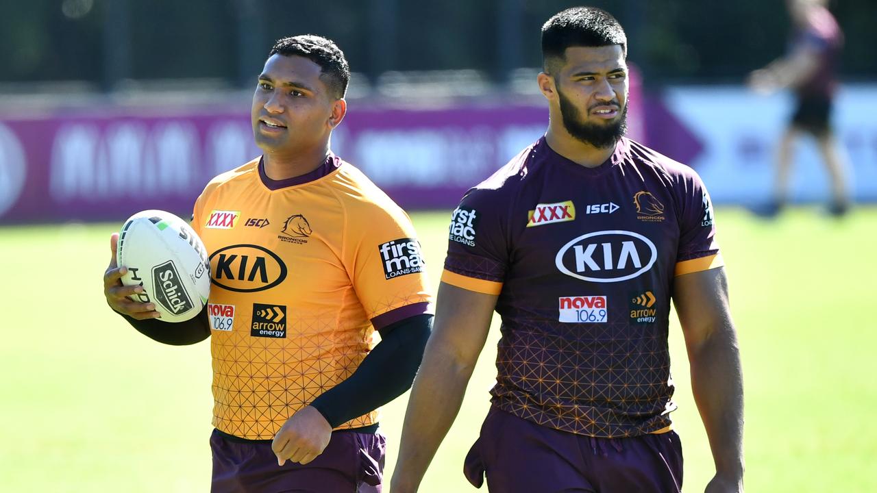 Tevita Pangai Junior and Payne Haas.