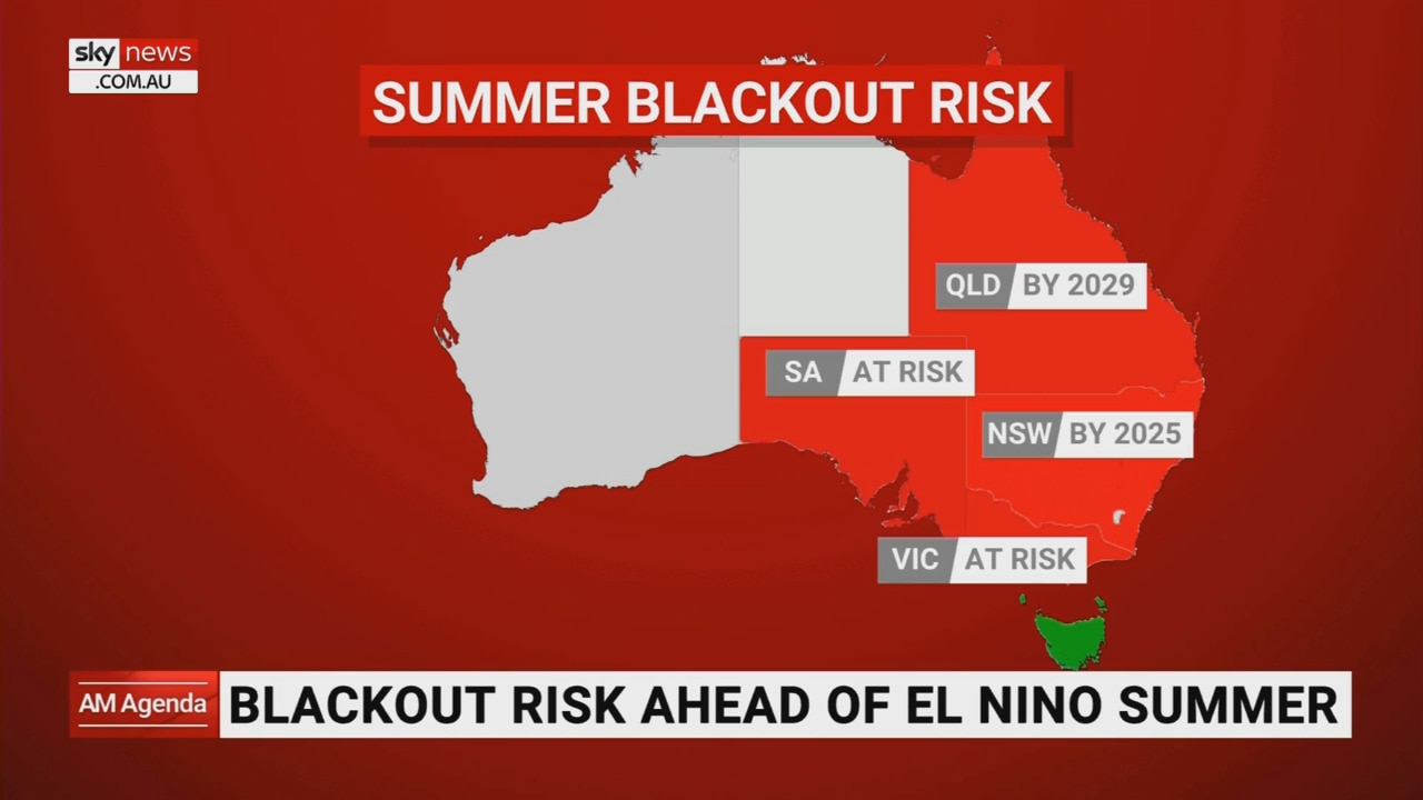 Future blackout warning issued for eastern states ahead of El Nino summer