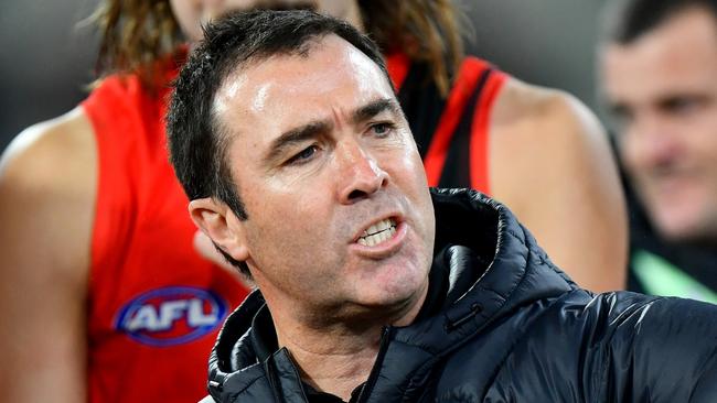 Essendon coach Brad Scott says the Bombers would like to know which rule will be in focus in round 19 before Friday night’s clash against Adelaide. Picture: Josh Chadwick / Getty Images