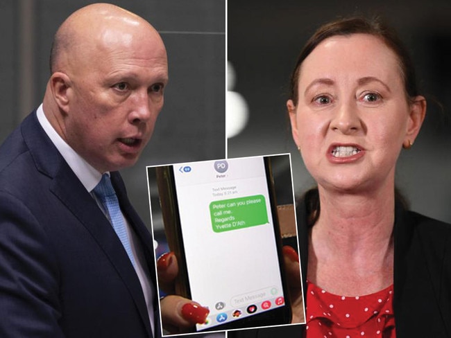 D’Ath’s text blunder to Dutton over troops