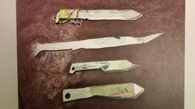 Home-made weapons made by the two teens accused of threatening a school massacre in the Riverland.