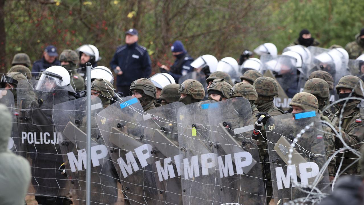 Poland has warned that future clashes will likely be “armed in nature”. Picture: Leonid Shcheglov/various sources/AFP